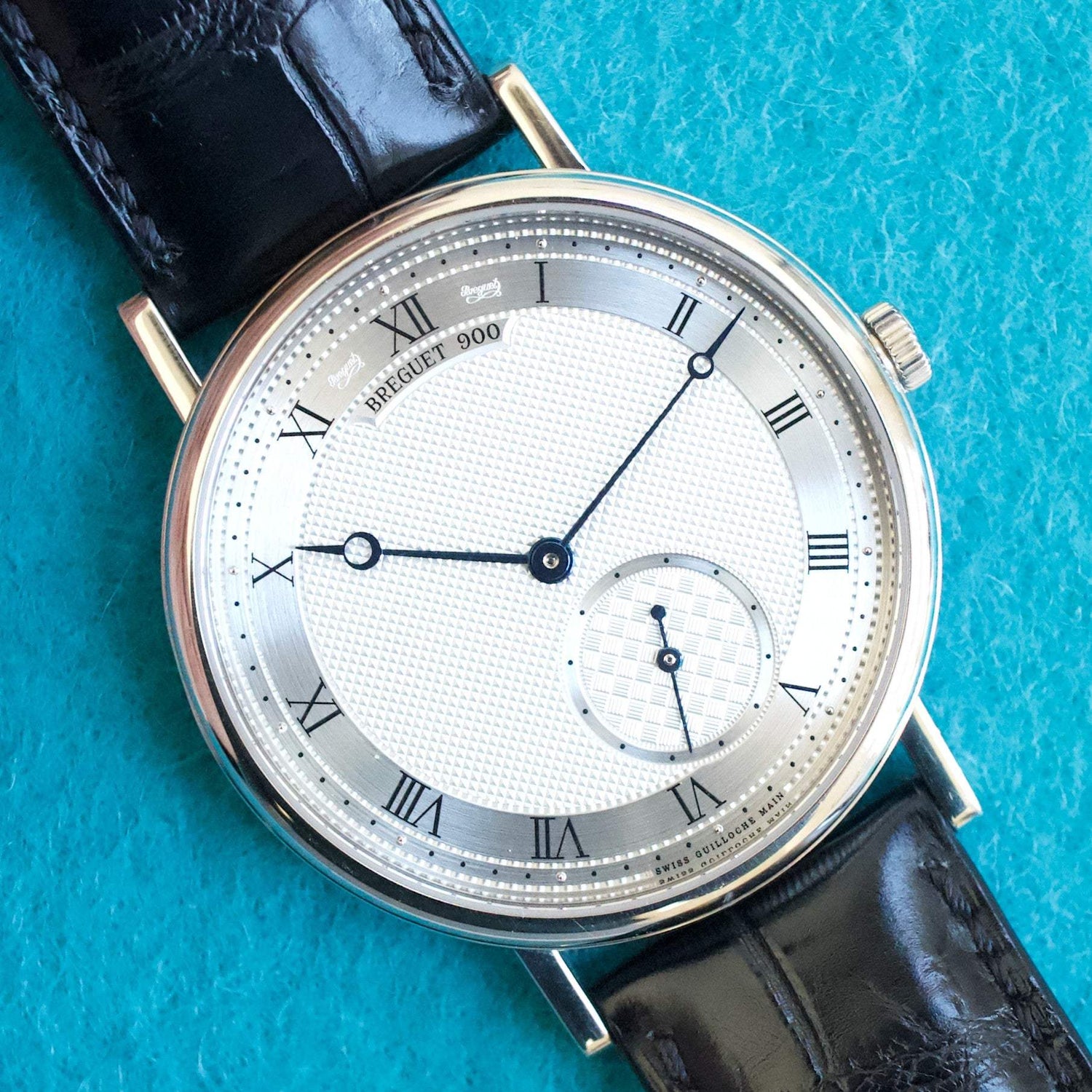 SOLDOUT: Breguet Classique 7147BB/12/9WU White Gold 40MM Box Papers One Owner 2018