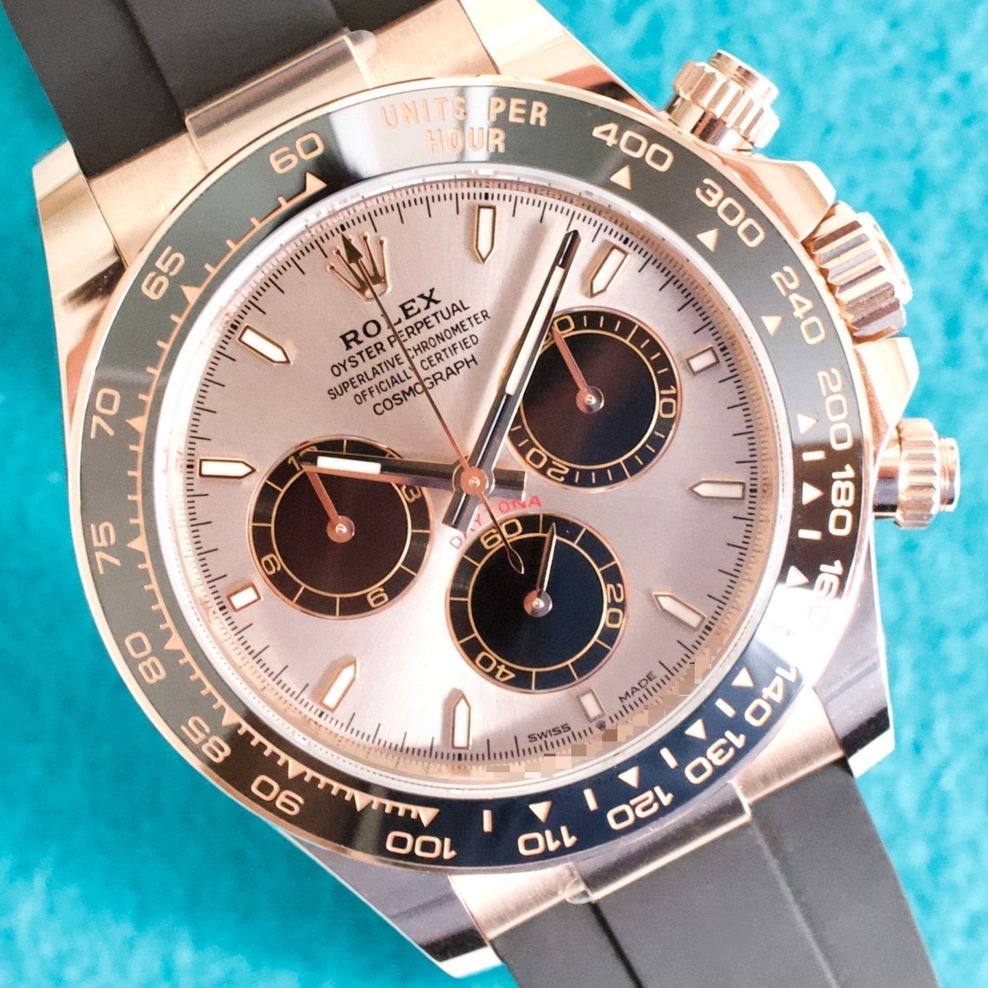 Rolex Cosmograph Daytona 126515LN 18k Everose Gold 40mm Sundust