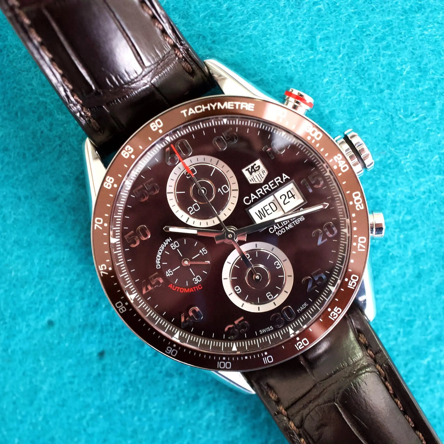TAG Heuer Carrera Calibre 16 CV2A1R.FC6235 43MM Chronograph Automatic 2017