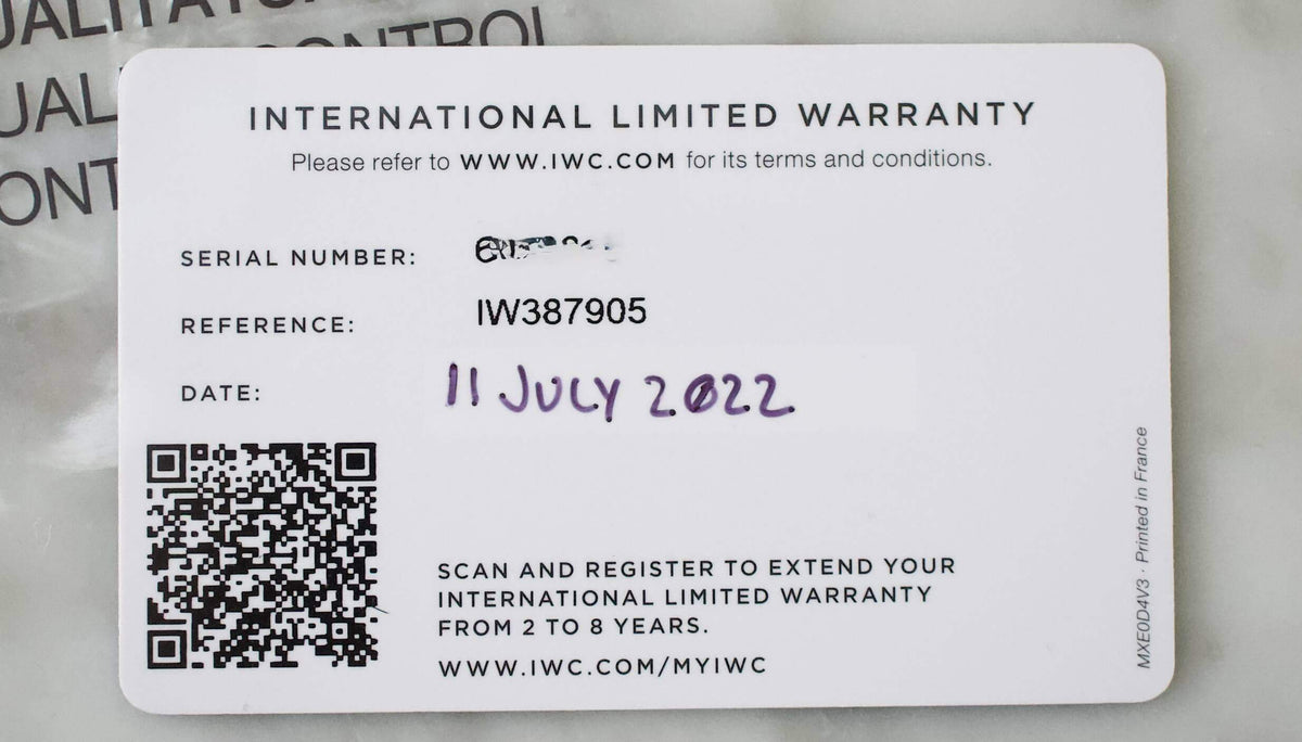 SOLD OUT: 41MM IWC PILOT’S WATCH CHRONOGRAPH TRIBUTE TO 3705 2021 BOX AND PAPERS Ceratanium AUTOMATIC - WearingTime Luxury Watches