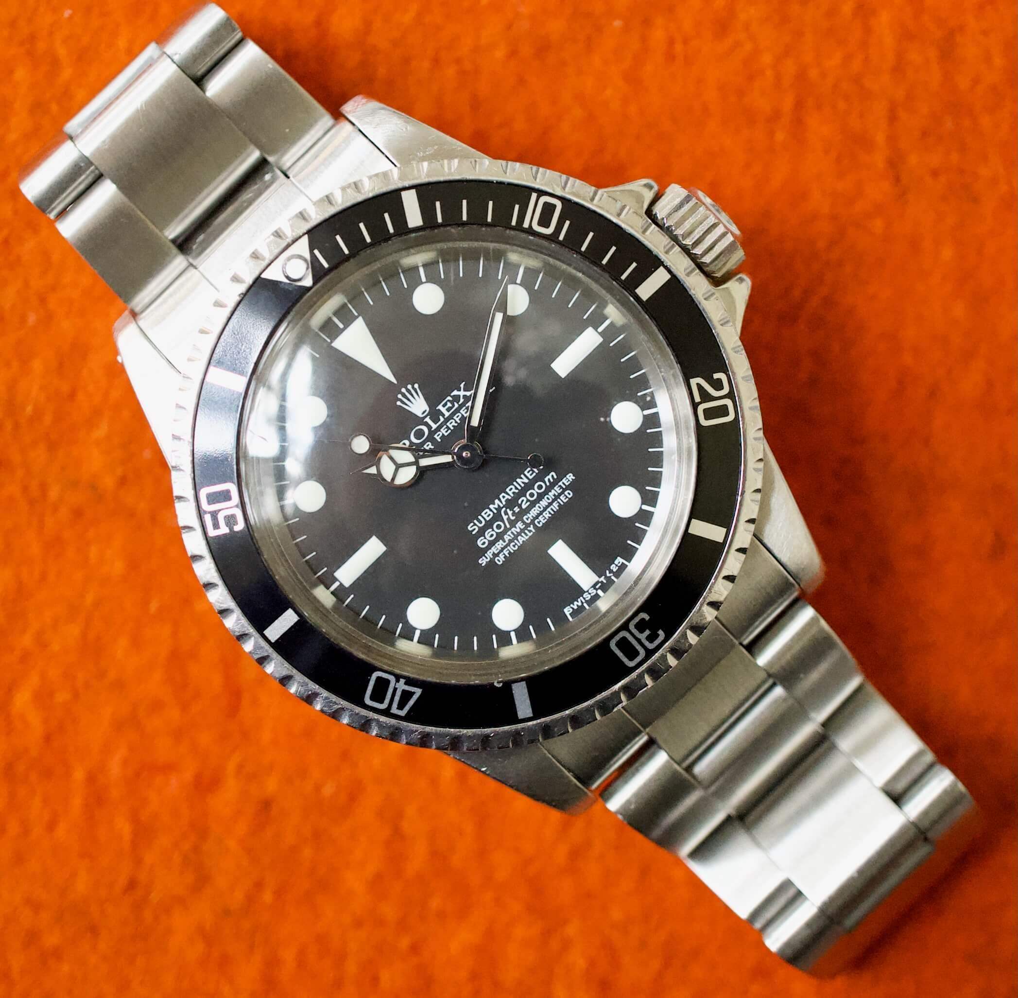 SOLD OUT: Rolex Submariner 5512 Vintage 1968 ONE OWNER Box and