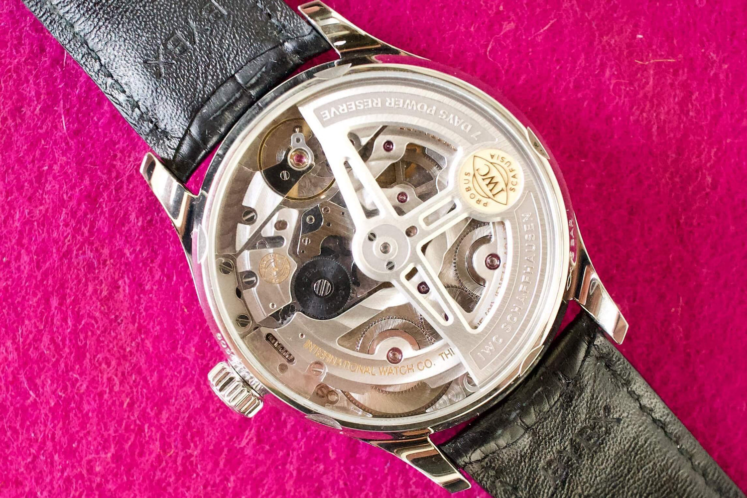 SOLD OUT: IWC Portuguese 7 Day Reserve IW500705 Portugieser 42mm Box Papers 2018 - WearingTime Luxury Watches