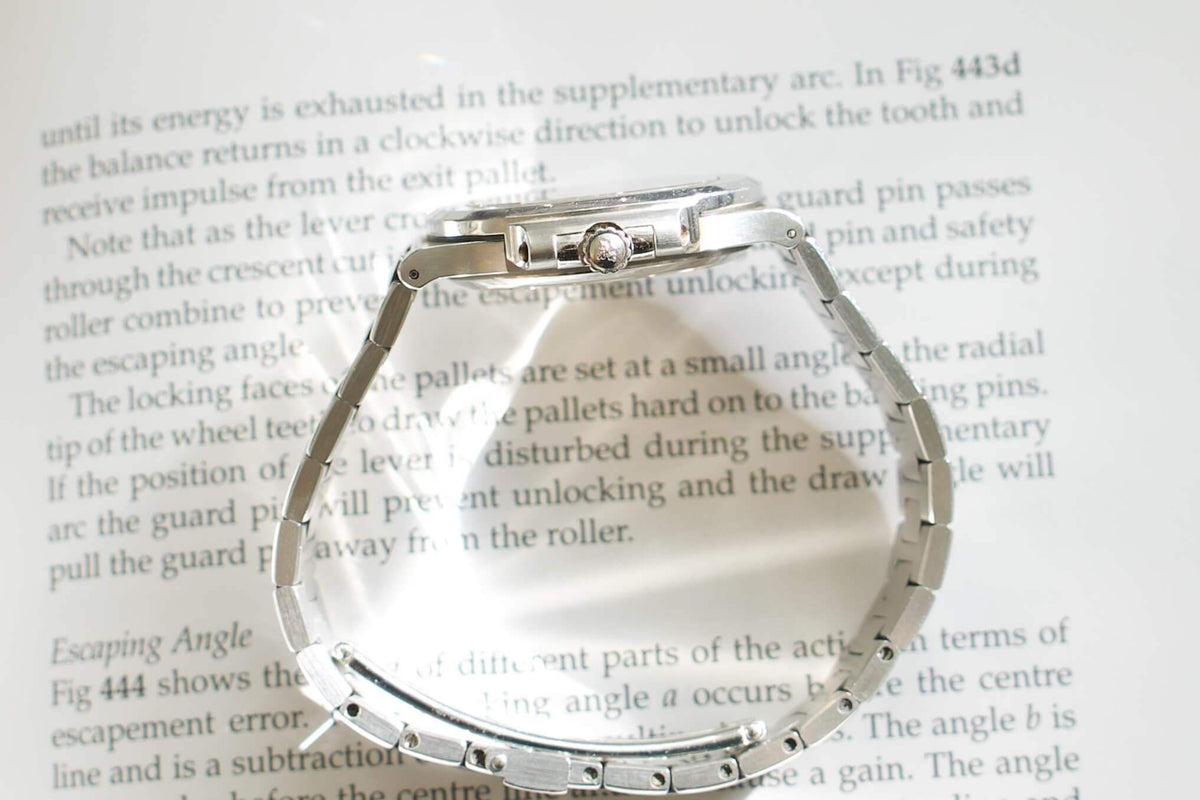 SOLD OUT: Patek Philippe Nautilus Blue Stainless Steel Bracelet 38mm 5800/1A-001 Full Set - WearingTime Luxury Watches