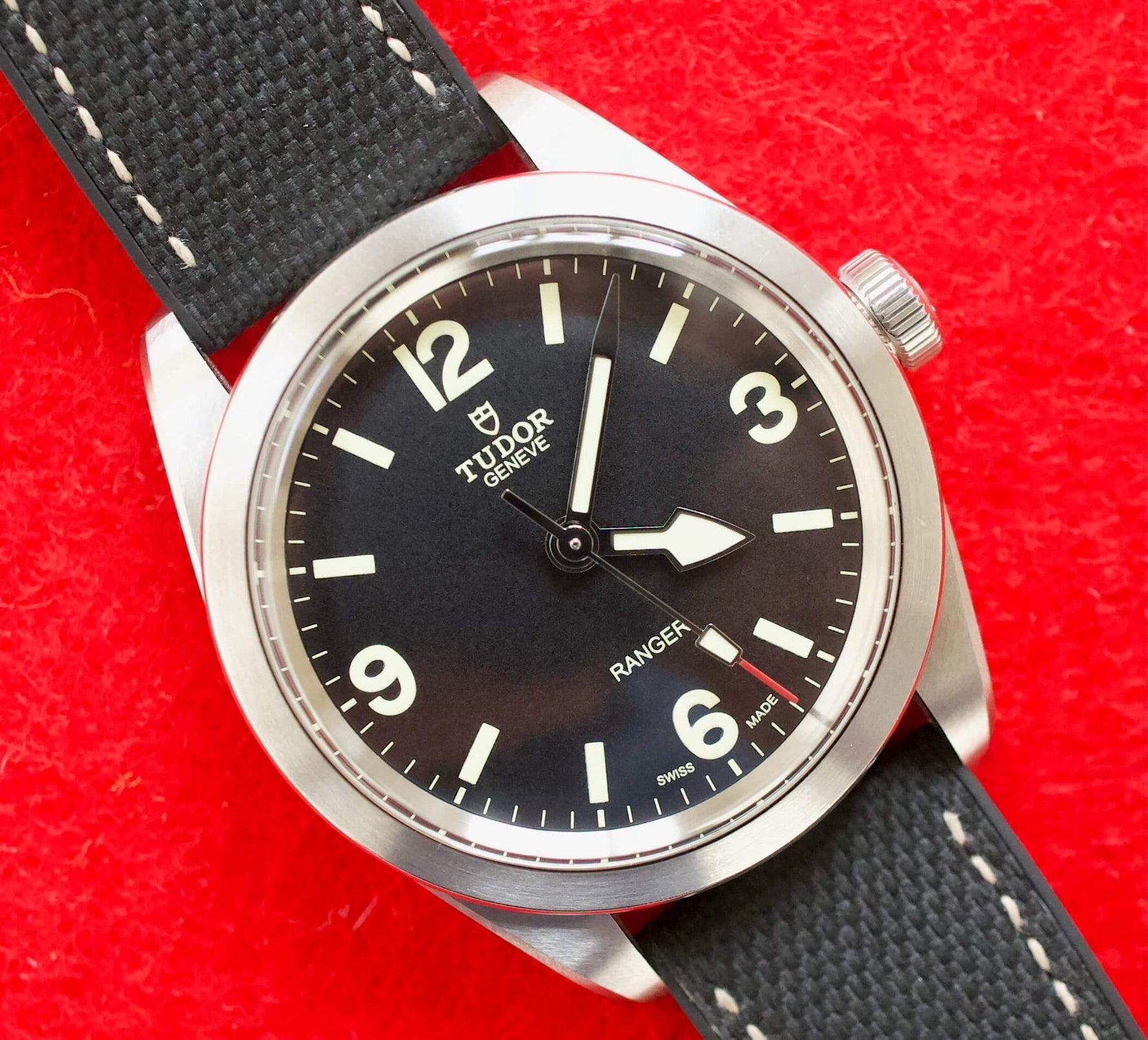 SOLD OUT: Tudor Ranger 79950 39MM Black Dial Steel Box and Papers 2022 - WearingTime Luxury Watches