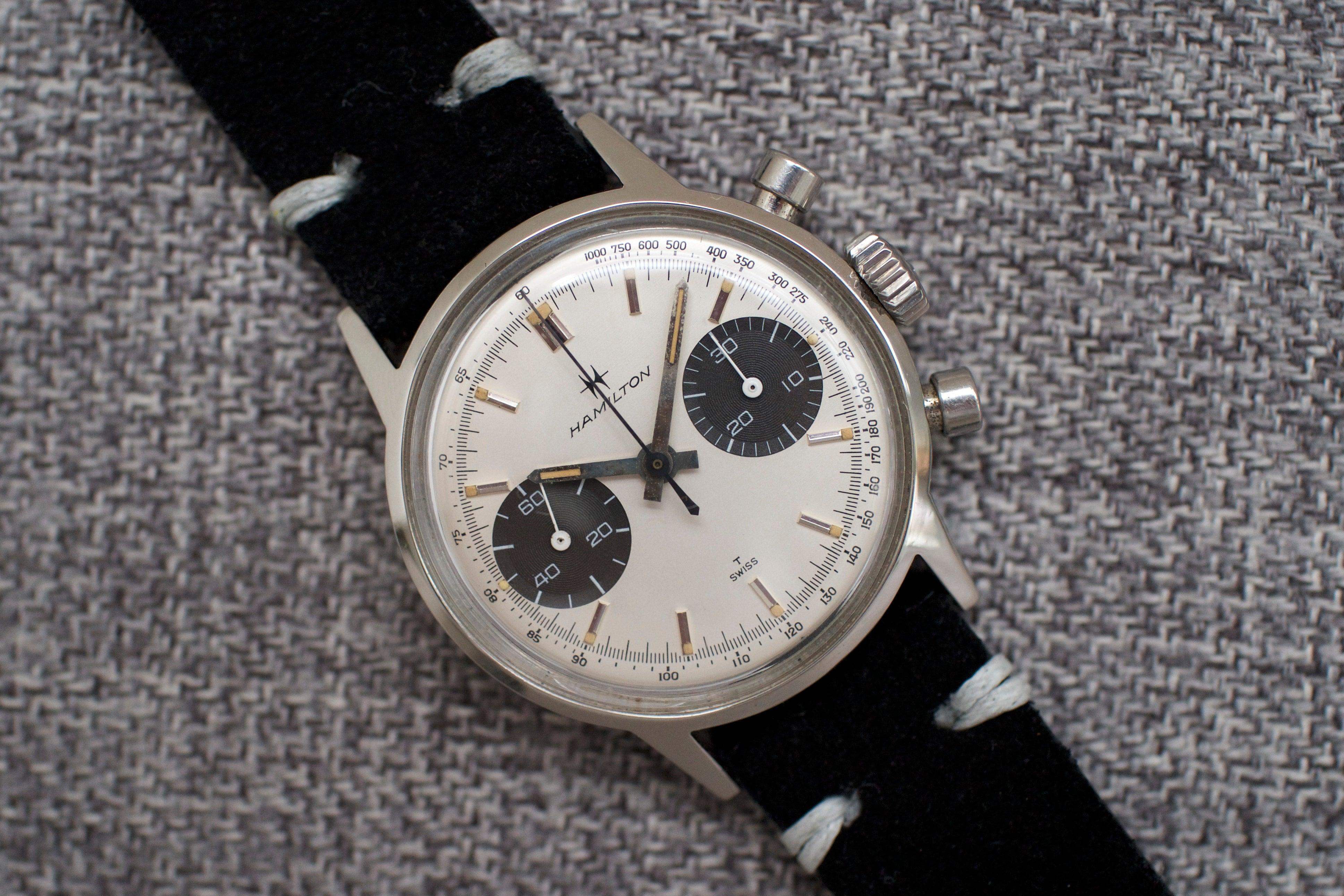 Vintage panda chronograph cheap