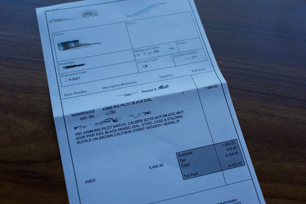 SOLDOUT: IWC Big Pilot's Watch 43 MM IW329301 Box and Papers 2021 - WearingTime Luxury Watches