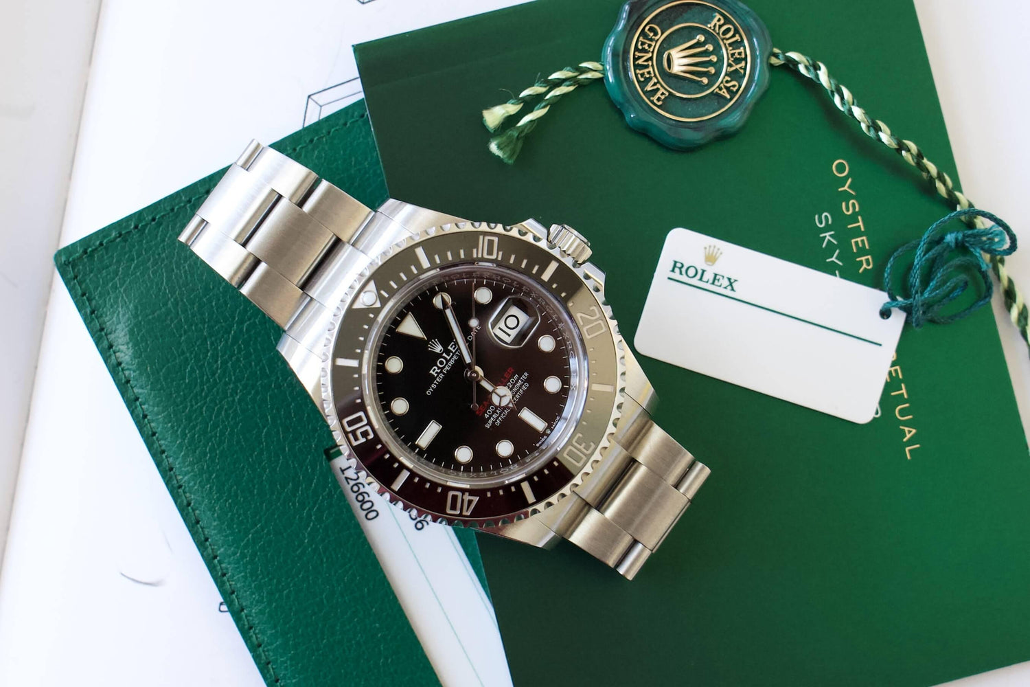 SOLDOUT: Rolex Sea-Dweller 126600 "Red Sea" Seadweller 43mm Box & Papers Year 2018 - WearingTime Luxury Watches
