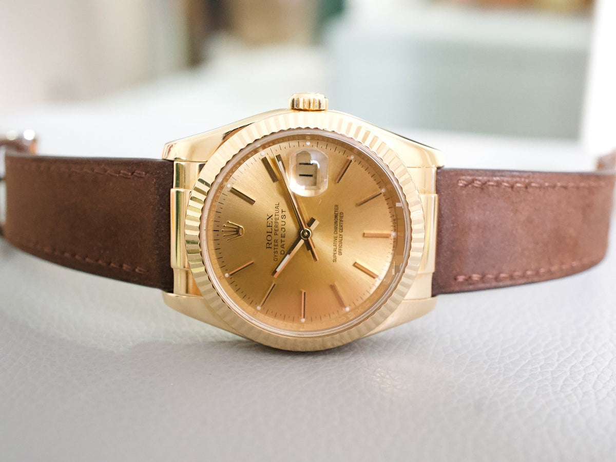 The Rolex Datejust 36 116138: A Solid Gold Chapter Rolex Closed
