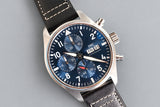 SOLDOUT: IWC Pilot IW388101 Chronograph Automatic Blue Dial Near Mint Factory Warranty Box Papers 2022
