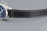 SOLDOUT: IWC Pilot IW388101 Chronograph Automatic Blue Dial Near Mint Factory Warranty Box Papers 2022