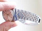 SOLDOUT: Rolex Datejust 36MM 16014 Quickset 18K Bezel 1 Year Warranty Factory Rolex Box