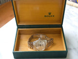 SOLDOUT: Rolex Datejust 36MM 16014 Quickset 18K Bezel 1 Year Warranty Factory Rolex Box