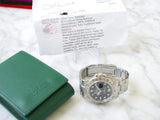 SOLDOUT: Rolex Explorer ii 16570 GMT 1995 40MM Black Dial SERVICED Travel Box and Service Papers