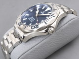 SOLDOUT: Omega Seamaster Diver 300 M 2255.80.00 41MM Electric Blue Dial Near Mint Automatic Serviced Box