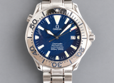 SOLDOUT: Omega Seamaster Diver 300 M 2255.80.00 41MM Electric Blue Dial Near Mint Automatic Serviced Box