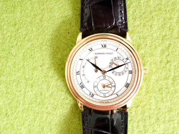 SOLDOUT: Audemars Piguet Jules Audemars Dual Time 25685BA Automatic 36.5MM 18K Yellow Gold Box