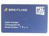 SOLDOUT: Breitling Super Avenger A13375 Chronograph 48MM Super Avenger 48 Automatic Limited Edition Box Papers 2021