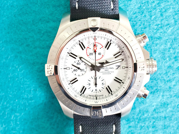 SOLDOUT: Breitling Super Avenger A13375 Chronograph 48MM Super Avenger 48 Automatic Limited Edition Box Papers 2021