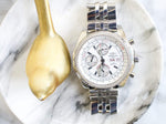 SOLDOUT: Breitling Bentley GT A13362 Chronograph 45MM White Dial Travel Box - WearingTime Luxury Watches