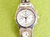SOLDOUT: Breitling Chronomat 81950 Chronograph Automatic 40MM 18k Gold and Steel Duo Watch Box