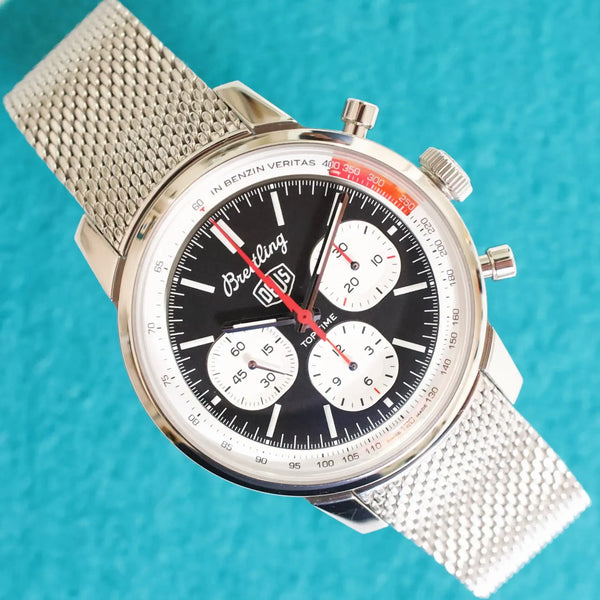 SOLDOUT: Breitling Top Time B01 Deus AB01765A1B1A1 Automatic Chronograph 41MM Box and Tags