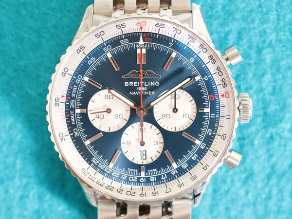 SOLDOUT: Breitling Navitimer 1 B01 AB0137 46MM Automatic Chronograph Mint Factory Warranty Box Papers 2023