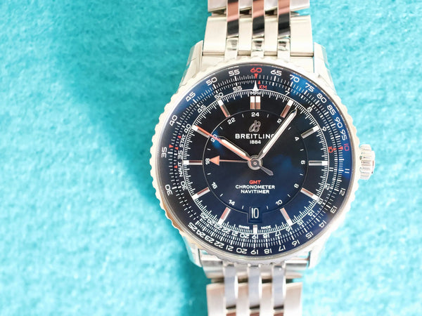 SOLDOUT: Breitling Navitimer GMT A32310 41MM Automatic Stainless Steel Black Dial Box Papers 2025