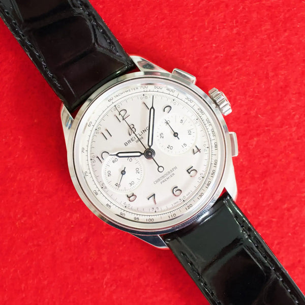 SOLDOUT: Breitling Premier B09 AB0930371G1P1 40MM Chronograph Manual Winding Automatic Factory Box