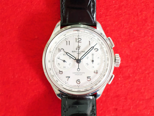 SOLDOUT: Breitling Premier B09 AB0930371G1P1 40MM Chronograph Manual Winding Automatic Factory Box