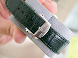 SOLDOUT: Breitling Premier B01 Chronograph AB0145 42MM Green Dial Green Strap Factory Warranty Box Papers 2024