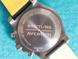 SOLDOUT: Breitling Super Avenger V13375 48MM Chronograph Night Mission Titanium Blue Dial Automatic Box Papers 2025