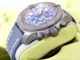 SOLDOUT: Breitling Super Avenger V13375 48MM Chronograph Night Mission Titanium Blue Dial Automatic Box Papers 2025