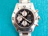 SOLDOUT: Breitling Superocean Chronograph II A13341C3/BD19 Steelfish Black Dial Automatic 44MM Box and Papers