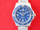 SOLDOUT: Breitling Superocean A17367 44MM Blue Dial Blue Bezel Box Papers 2021