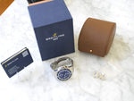 Breitling Superocean A17367 44MM Blue Dial Blue Bezel Box Papers 2021 - WearingTime Luxury Watches