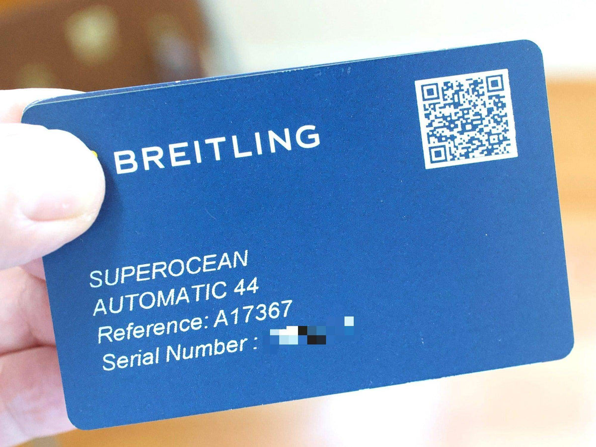 Breitling Superocean A17367 44MM Blue Dial Blue Bezel Box Papers 2021 - WearingTime Luxury Watches