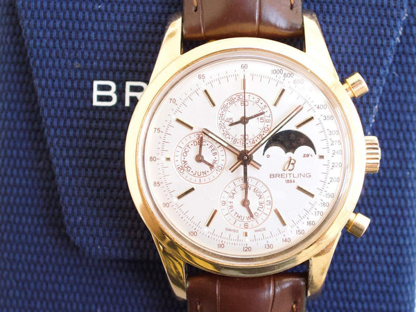 SOLDOUT: Breitling Transocean Chronograph 1461 R19310 43MM 18K Solid Rose Gold Limited to 500 Box