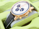 Breitling Navitimer 1 B01 Chronograph RB0137 46MM 18K Rose Gold Silver Dial New Box Papers 2024
