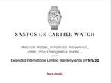 SOLDOUT: Cartier Santos WSSA0029 2022  Medium Mens Automatic Box Papers Warranty