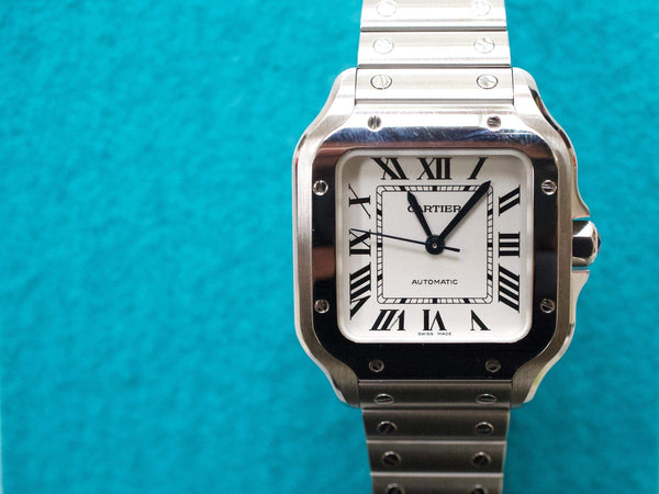 SOLDOUT: Cartier Santos WSSA0029 2022  Medium Mens Automatic Box Papers Warranty