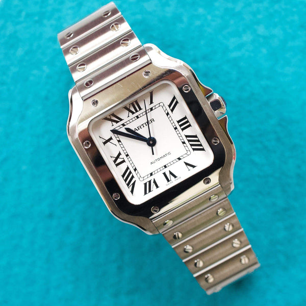 SOLDOUT: Cartier Santos WSSA0029 2022  Medium Mens Automatic Box Papers Warranty