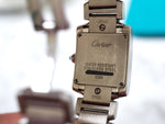 Cartier Tank Francaise 2384 Quartz 20MM Diamond Bezel Box Paper Warranty until 2025 - WearingTime Luxury Watches
