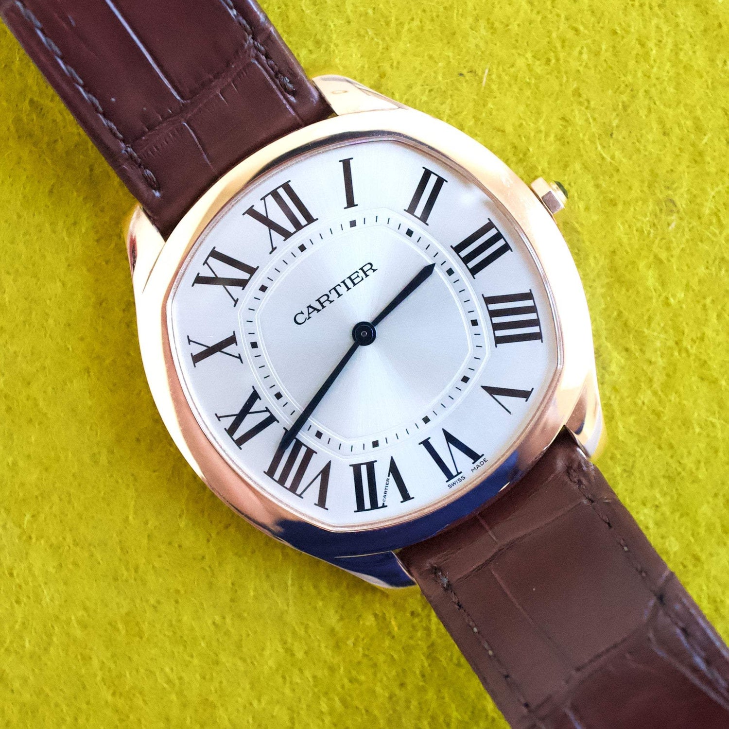 SOLDOUT: Cartier Drive de Cartier WGNM0006 Extra Flat Rose Gold Hand Wound 2022 Box Papers