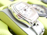 SOLDOUT: Cartier Roadster W62006X6 2618 XL Chronograph Silver Dial Near Mint Automatic 43MM Box
