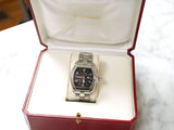 SOLDOUT: Cartier Roadster W62002V3 38x30MM  Vegas Roulette Dial Automatic w/ Factory Cartier Box