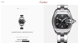 SOLDOUT: Cartier Roadster W62002V3 38x30MM  Vegas Roulette Dial Automatic w/ Factory Cartier Box