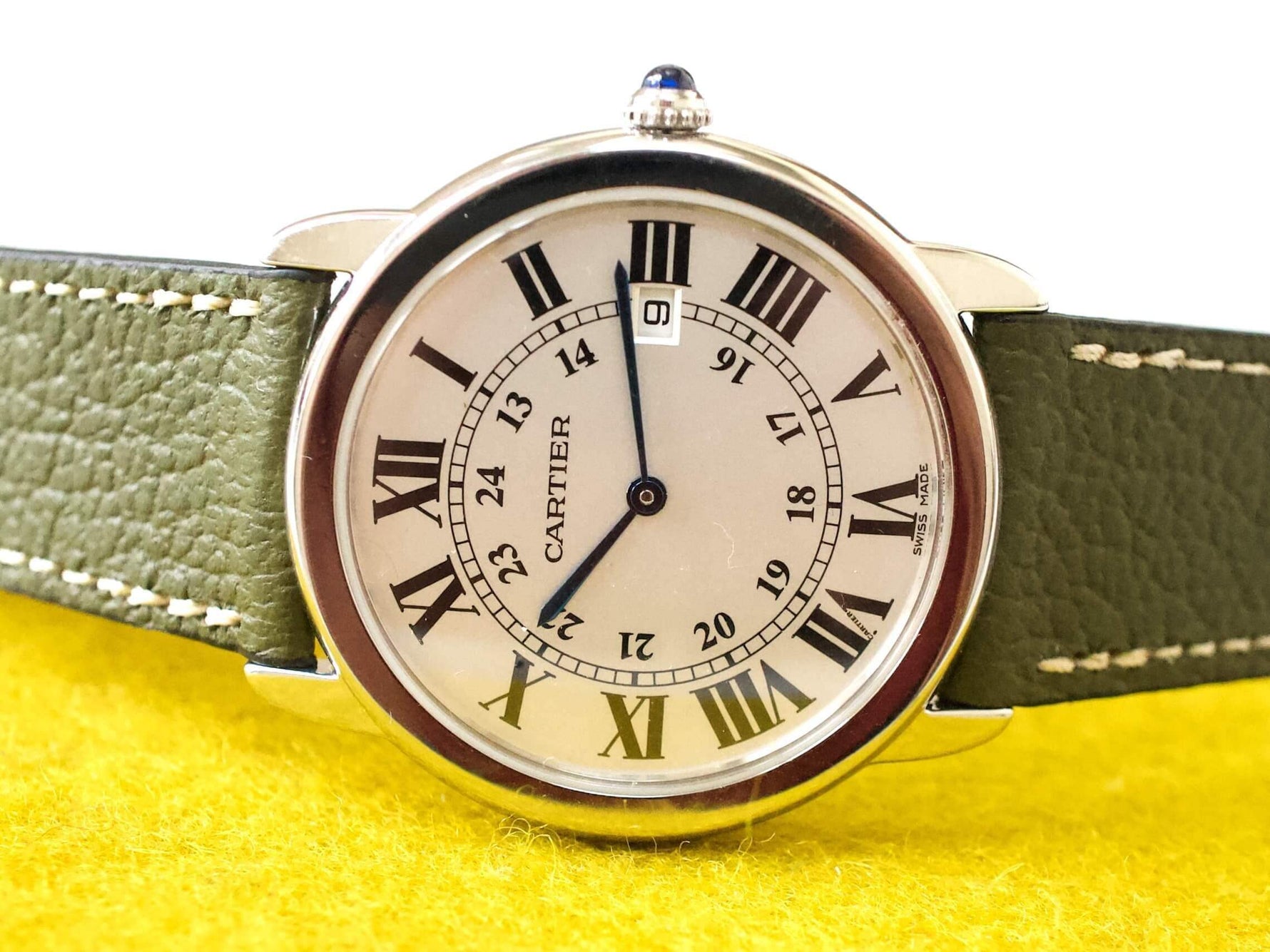 Cartier Ronde Solo W6700255 36MM White Dial Quartz Factory Cartier Box - WearingTime Luxury Watches