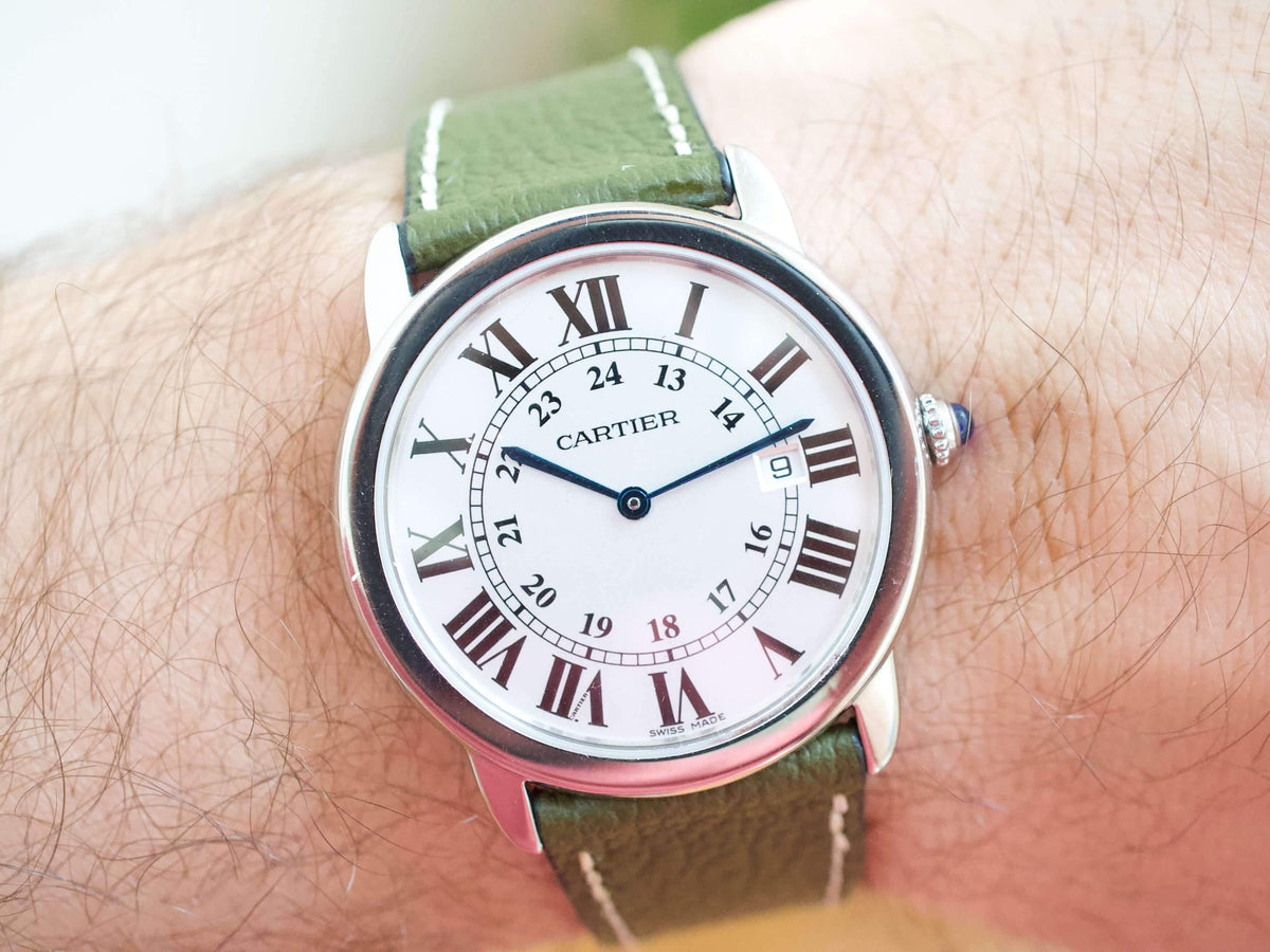 Cartier Ronde Solo W6700255 36MM White Dial Quartz Factory Cartier Box - WearingTime Luxury Watches