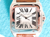 Cartier Santos100 XL W20073X8  41.3MM Automatic White Dial Near Mint Travel Case Papers