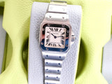 Cartier Santos Galbée W20056D6 24MM Steel Mint 1 Year Warranty Box Papers 2007
